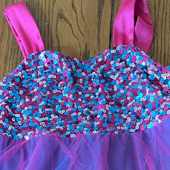 Justice Dresses Justice Pinkbluepurple Sparkly Dress Poshmark